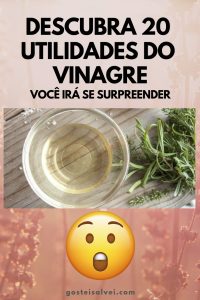 Read more about the article Descubra 20 Utilidades Do Vinagre – Você Irá Se Surpreender