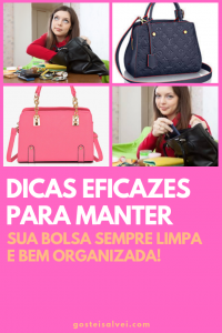 Read more about the article Dicas Eficazes Para Manter Sua Bolsa Sempre Limpa e Bem Organizada!