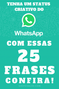 Read more about the article Tenha Um Status Criativo Do WhatsApp Com Essas 25 Frases – Confira!