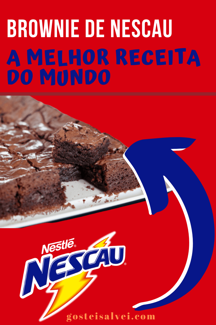 Você está visualizando atualmente Brownie de Nescau – A melhor receita do mundo