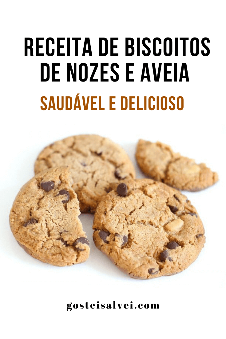 You are currently viewing Receita de Biscoitos de nozes e aveia – Saudável e Delicioso