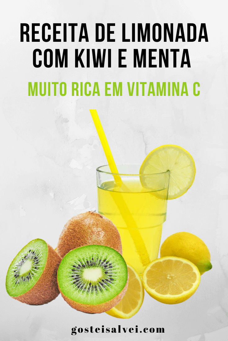 You are currently viewing Receita de limonada com kiwi e menta – Muito rica em vitamina C