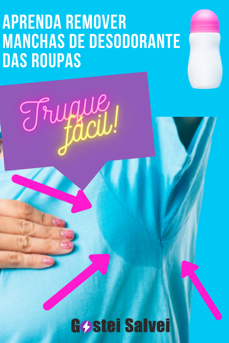 You are currently viewing Aprenda remover manchas de desodorante das roupas – Truque fácil!
