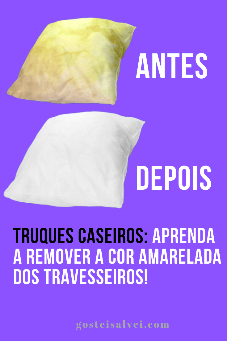 You are currently viewing Truques caseiros: Aprenda a remover a cor amarelada dos travesseiros!