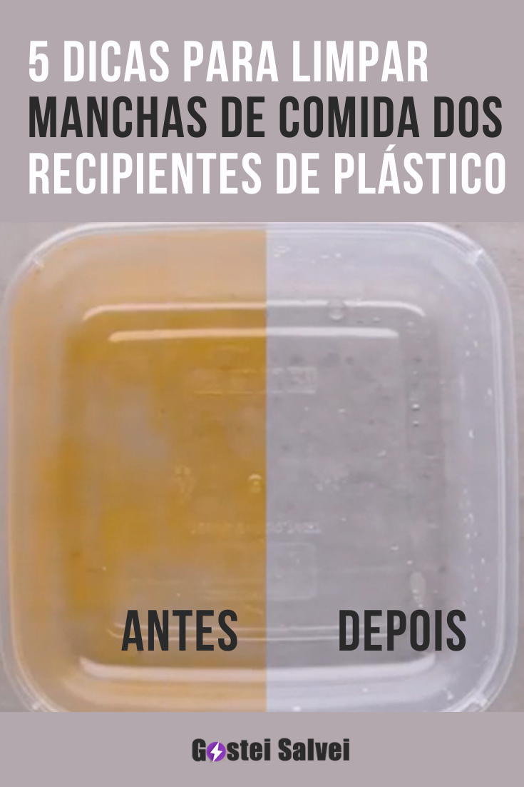 You are currently viewing 5 Dicas para limpar manchas de comida dos recipientes de plástico