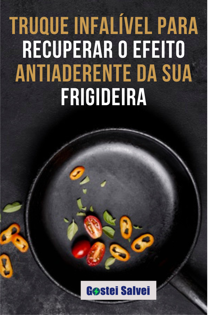 You are currently viewing Truque infalível para recuperar o efeito antiaderente da sua frigideira