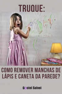 Read more about the article Truque: Como remover manchas de lápis e caneta da parede?
