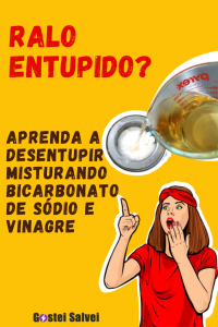 Read more about the article Ralo entupido? Aprenda a desentupir misturando bicarbonato de sódio e vinagre