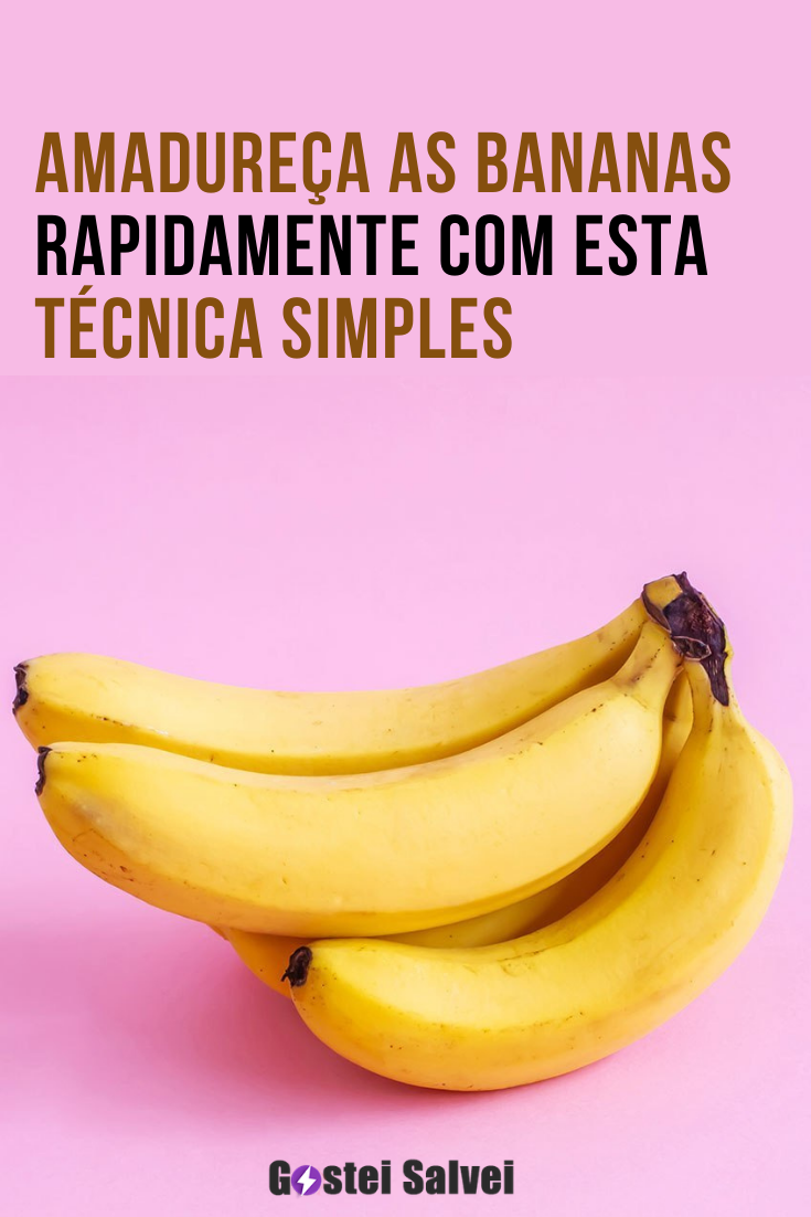 You are currently viewing Amadureça as bananas rapidamente com esta técnica simples