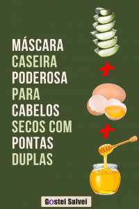 Read more about the article Máscara caseira para cabelos secos com pontas duplas