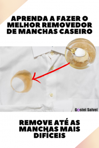 Read more about the article Aprenda a  fazer o melhor removedor de manchas caseiro (Remove até as manchas mais difíceis)