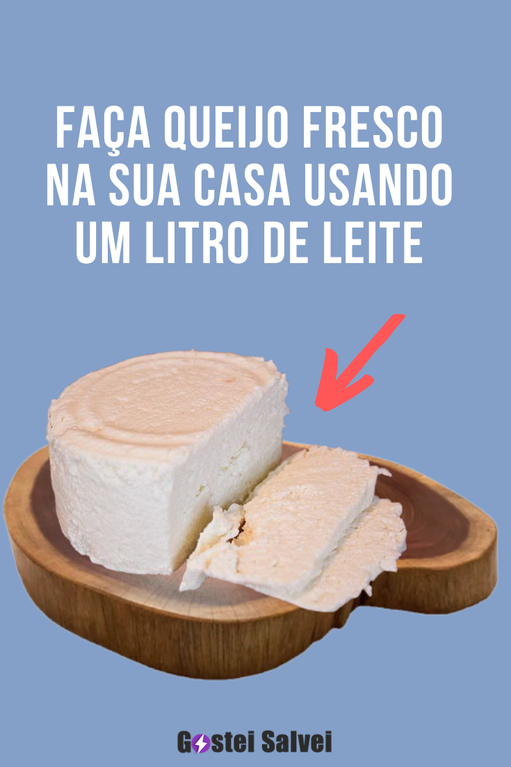 You are currently viewing Faça queijo fresco na sua casa usando um litro de leite