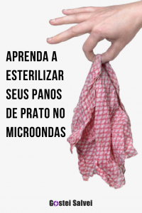 Read more about the article Aprenda a esterilizar seus panos de prato no microondas