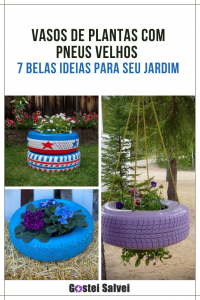 Read more about the article Vasos de plantas com pneus velhos – 7 Belas ideias para seu jardim