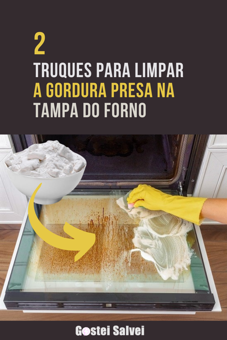 You are currently viewing 2 Truques para limpar a gordura presa na tampa do forno