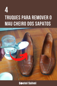 Read more about the article 4 Truques para remover o mau cheiro dos sapatos