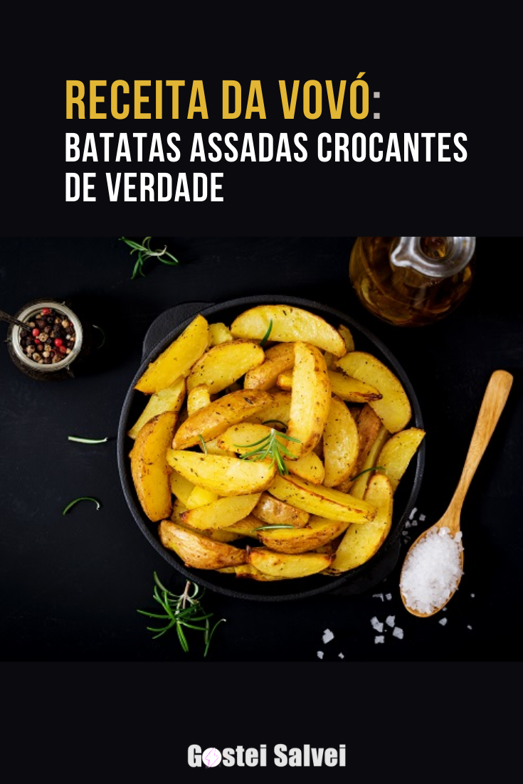 You are currently viewing Receita da vovó: Batatas assadas crocantes de verdade