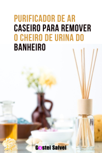 Read more about the article Purificador de ar caseiro para remover o cheiro de urina do banheiro