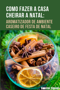 Read more about the article Como fazer a casa cheirar a Natal: Aromatizador de ambiente caseiro de festa de Natal
