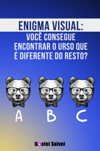 Read more about the article Enigma visual: Você consegue encontrar o urso que é diferente do resto?