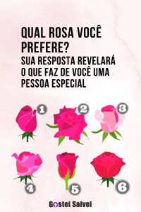 Read more about the article Qual rosa você prefere? Sua resposta revelará o que faz de você uma pessoa especial