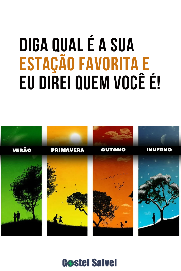 You are currently viewing Diga qual é a sua estação favorita e eu direi quem você é!