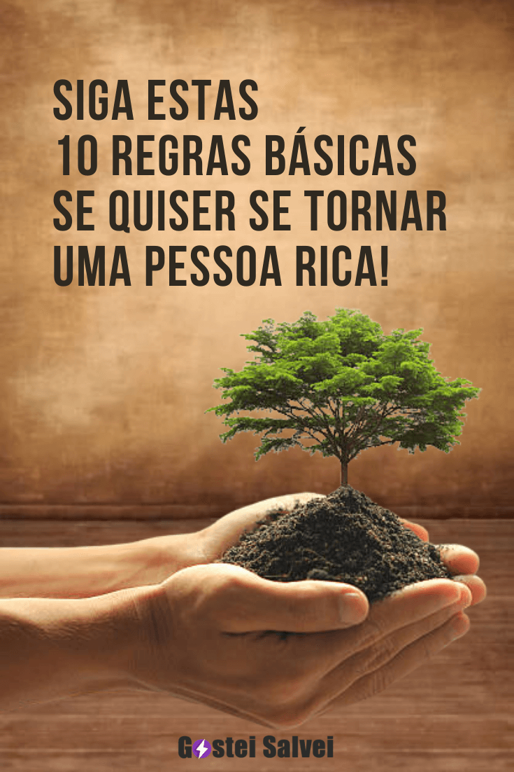 You are currently viewing Siga estas 10 regras básicas se quiser se tornar uma pessoa rica!