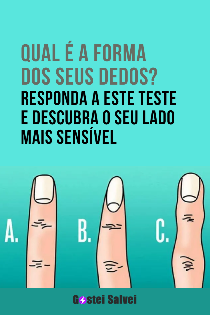 You are currently viewing Qual é a forma dos seus dedos? Responda a este teste e descubra o seu lado mais sensível